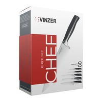 Набор ножей Vinzer Chef 7 пр 50119